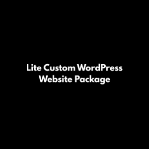 Lite Custom WordPress Website Package