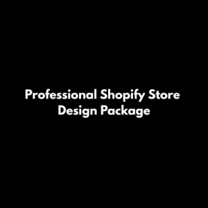 Professional Shopify Store Design Package