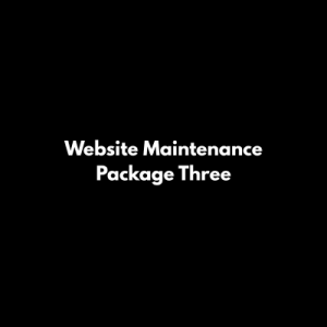 Website Maintenance Package Three