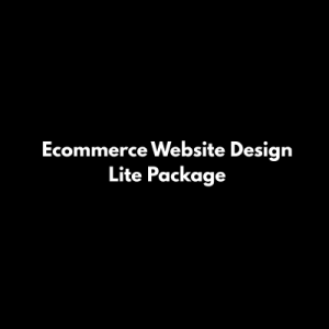 Ecommerce Website Design Lite Package